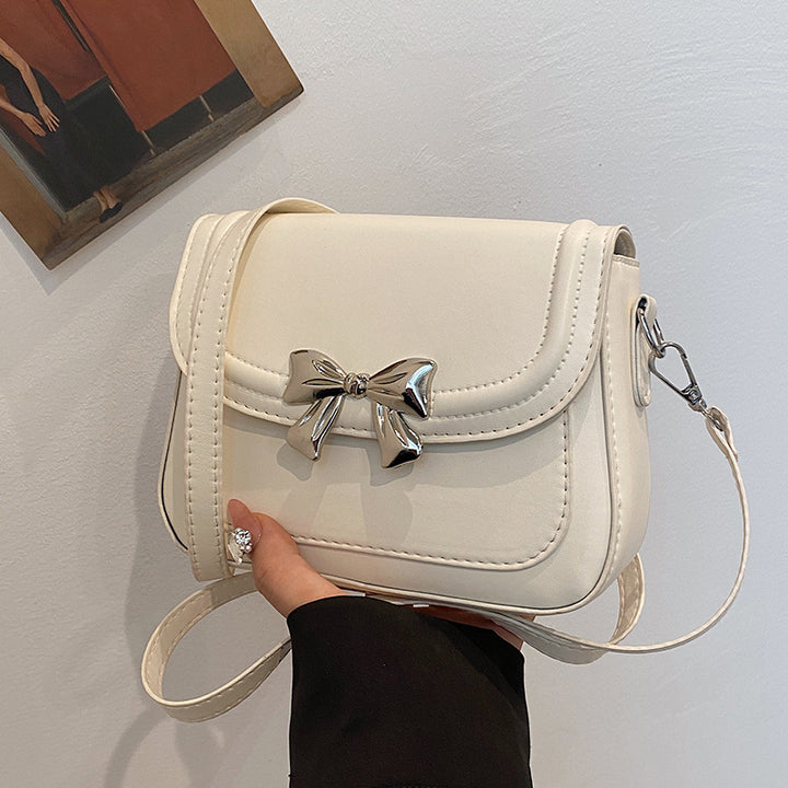 Bow-Embellished Crossbody Bag