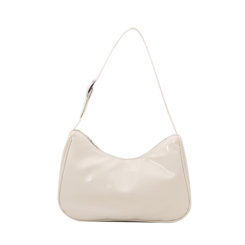 Vintage-Inspired Soft Patent Leather Handbag Kalsten