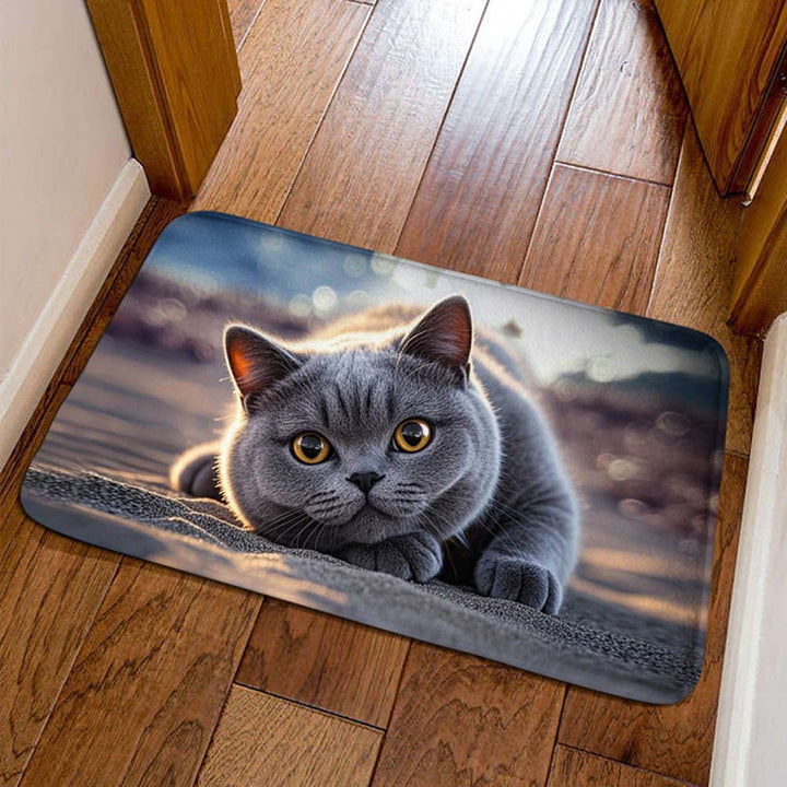 Decorative Cat Welcome Mat Kalsten