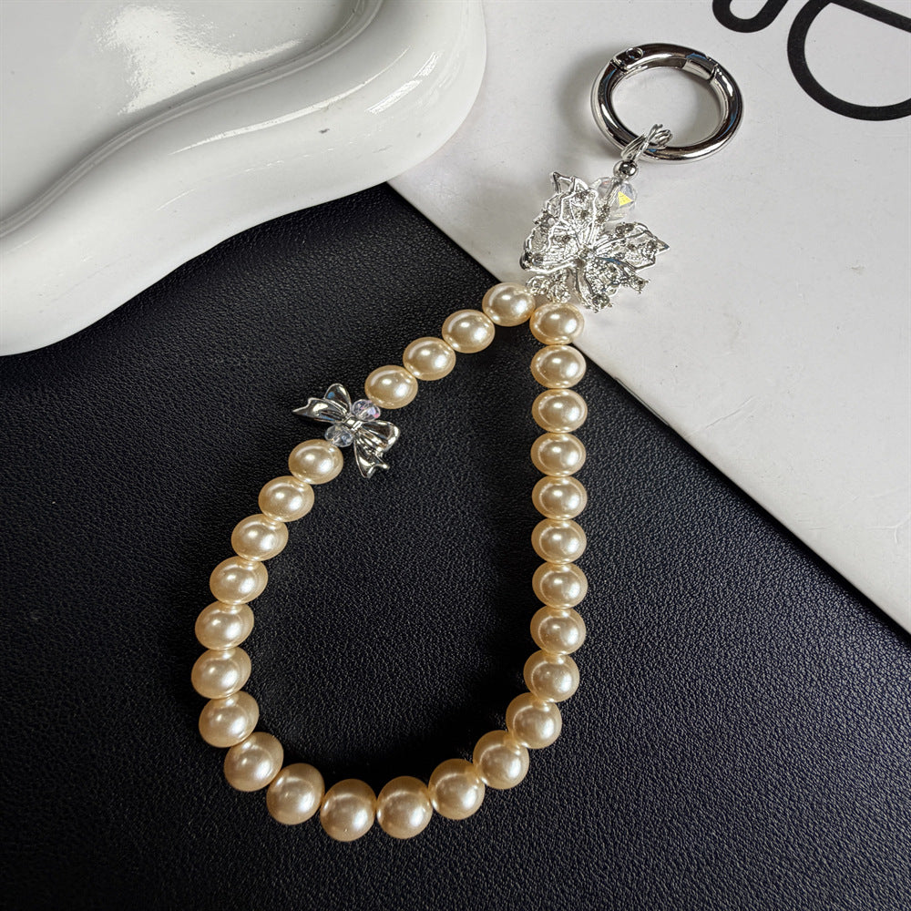 Elegant Pearl Keychain Holder Kalsten
