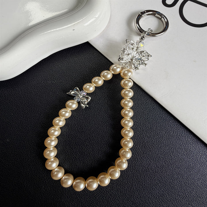 Elegant Pearl Keychain Holder Kalsten