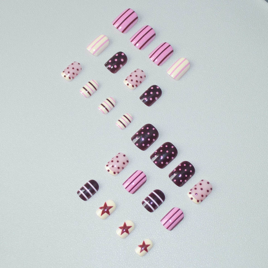 Artistic Dessert-Inspired Nail Art