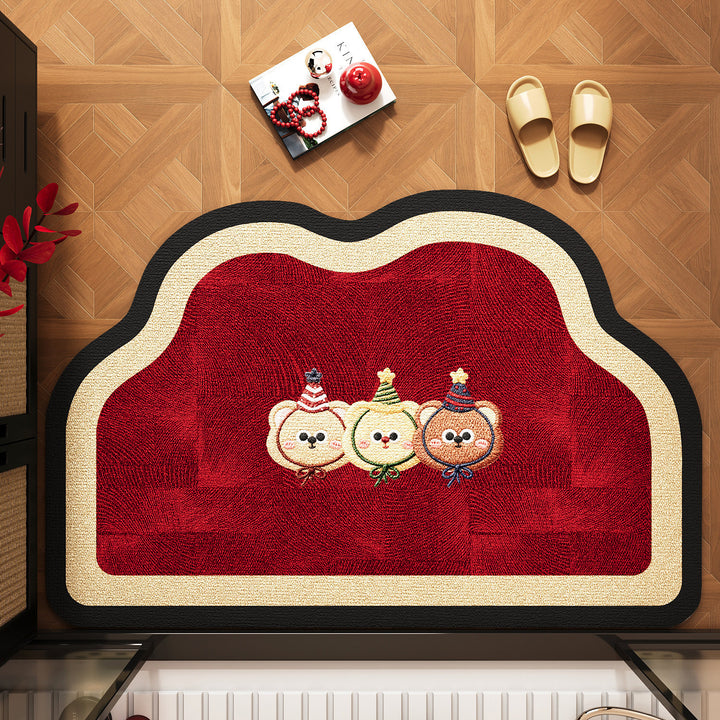 Cute Pet-Themed Bath Mat Kalsten