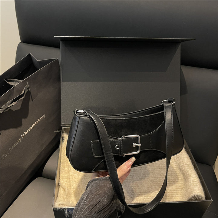 Buckle-Detail Shoulder Bag