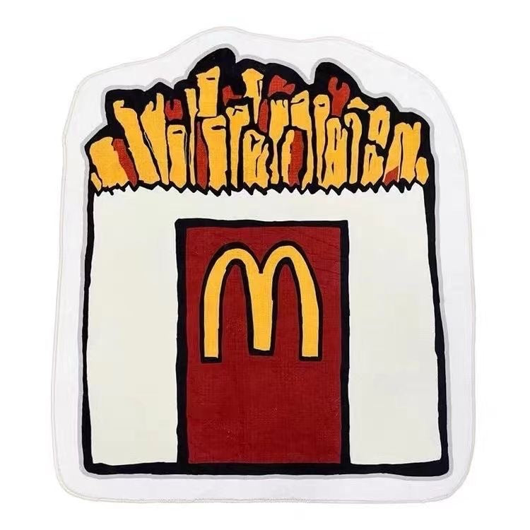 Playful Hamburger-Shaped Mat