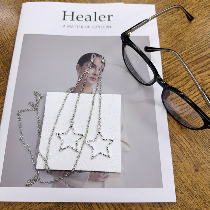 Star-Shaped Drop Earrings Kalsten