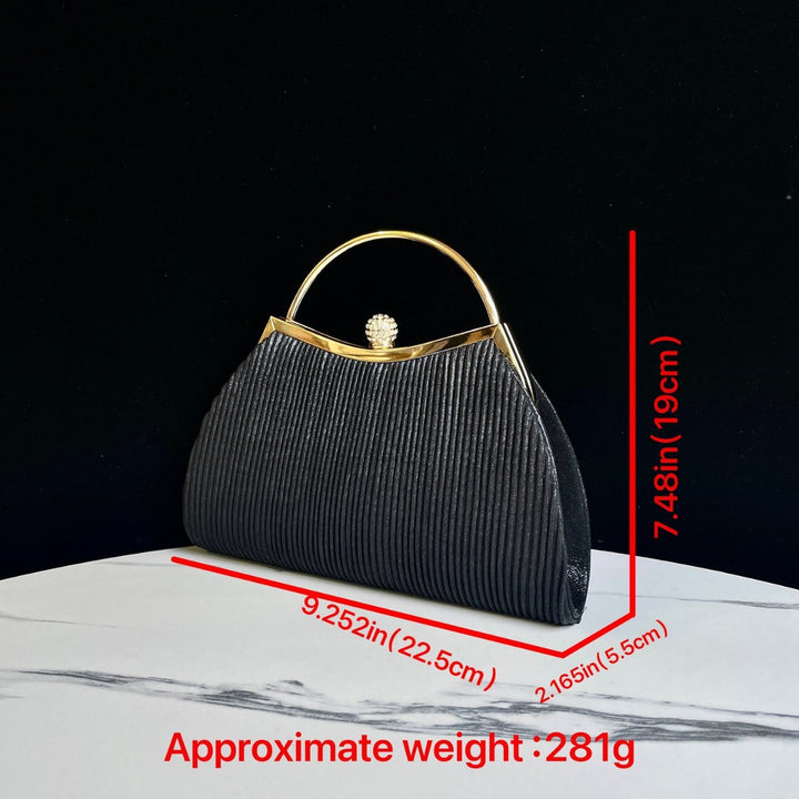 Textured Vintage Handheld Evening Purse