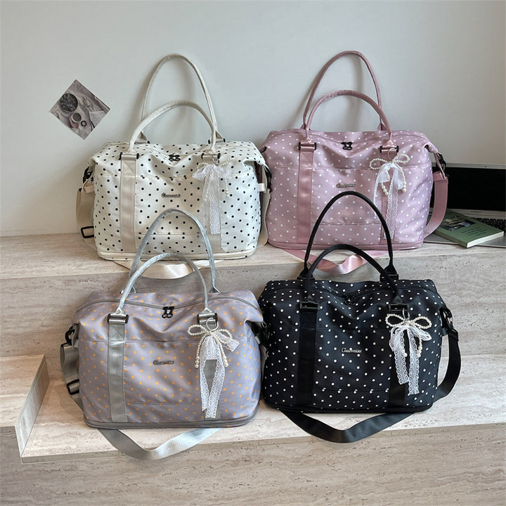 Stylish Polka Dot Weekend Duffel Bag Kalsten