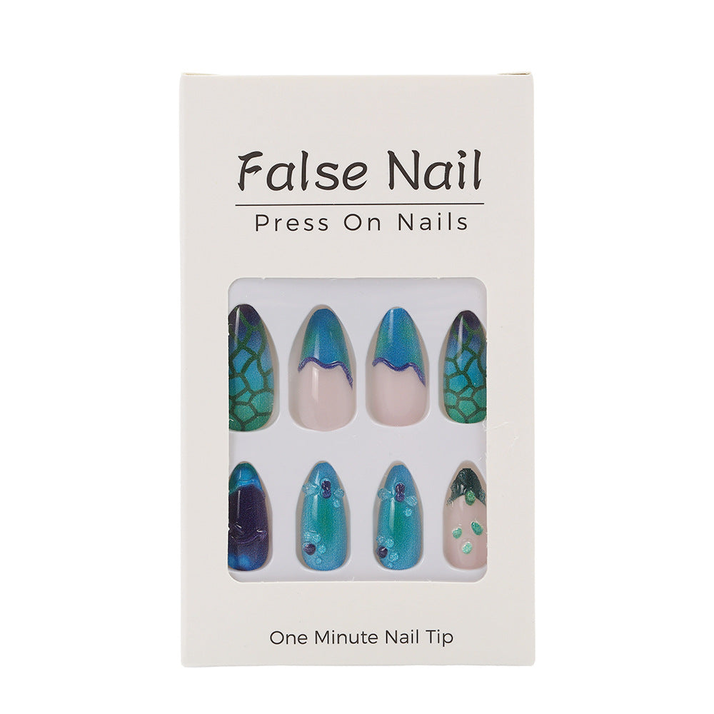 Mermaid Style Artificial Nails Kalsten