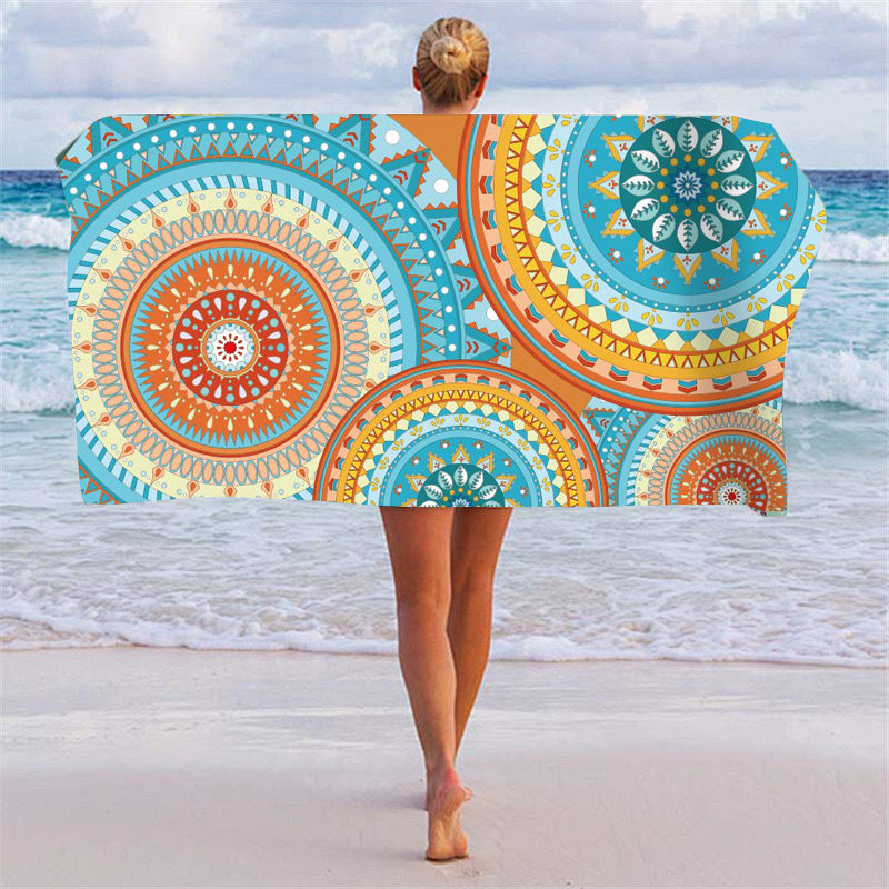 Beach towel with unique geometric pattern Kalsten