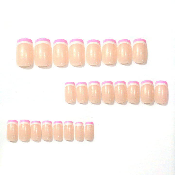 Acrylic French Tip Nail Enhancements Kalsten