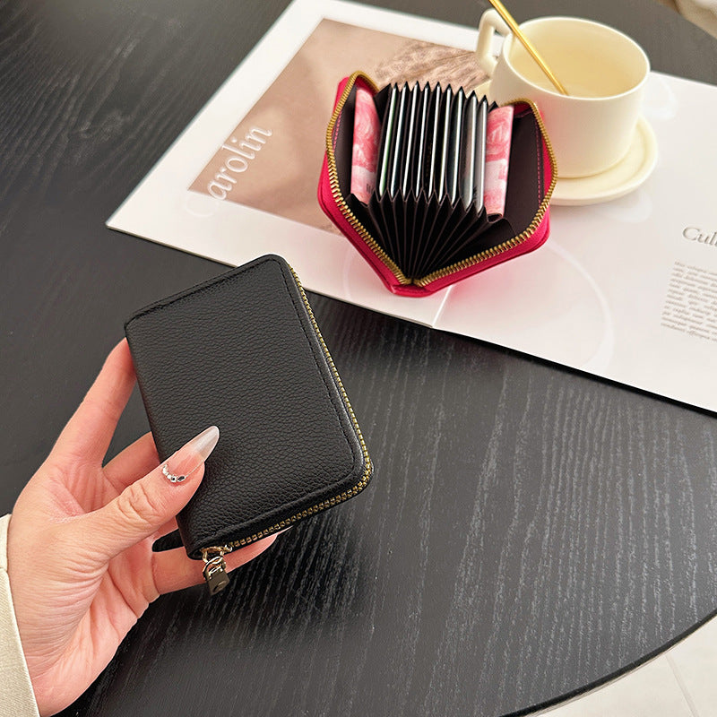 Premium Leather Zipper Wallet