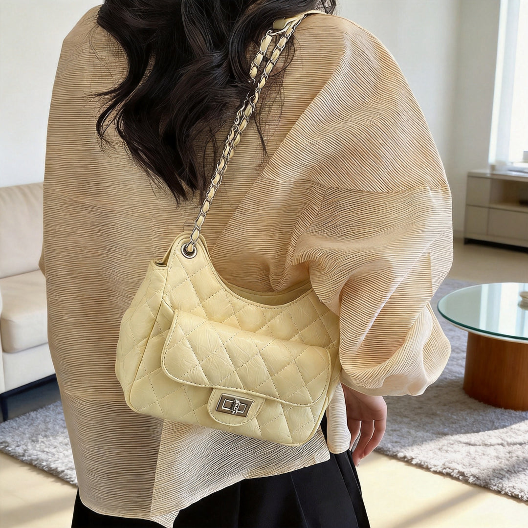 Quilted Evening Shoulder Bag Kalsten