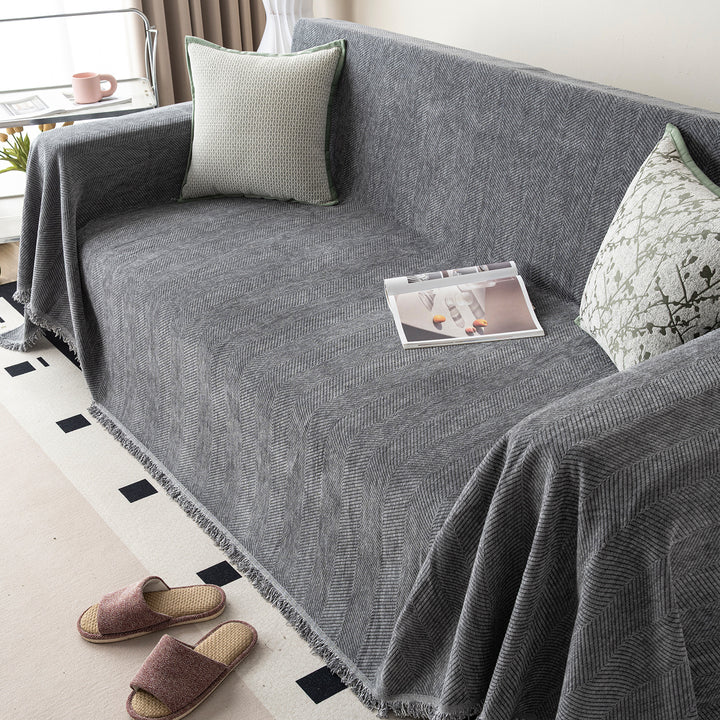 Herringbone Sofa Blanket