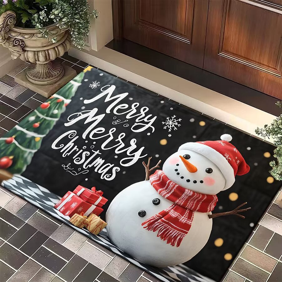 Festive Christmas Welcome Mat Kalsten