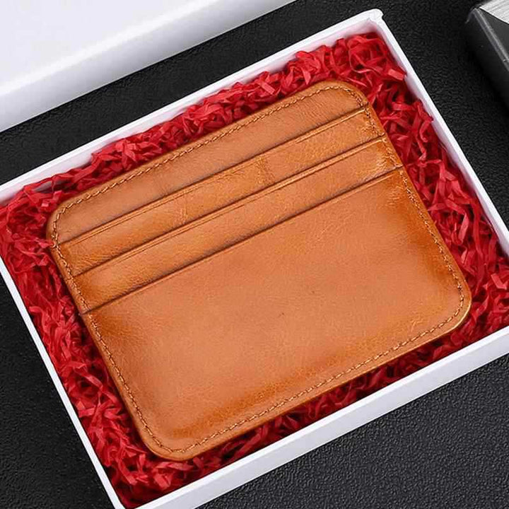 Minimalist Leather Card Holder Kalsten