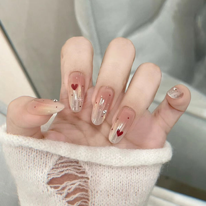 Premium Long Almond-Shaped Press-On Nails Kalsten