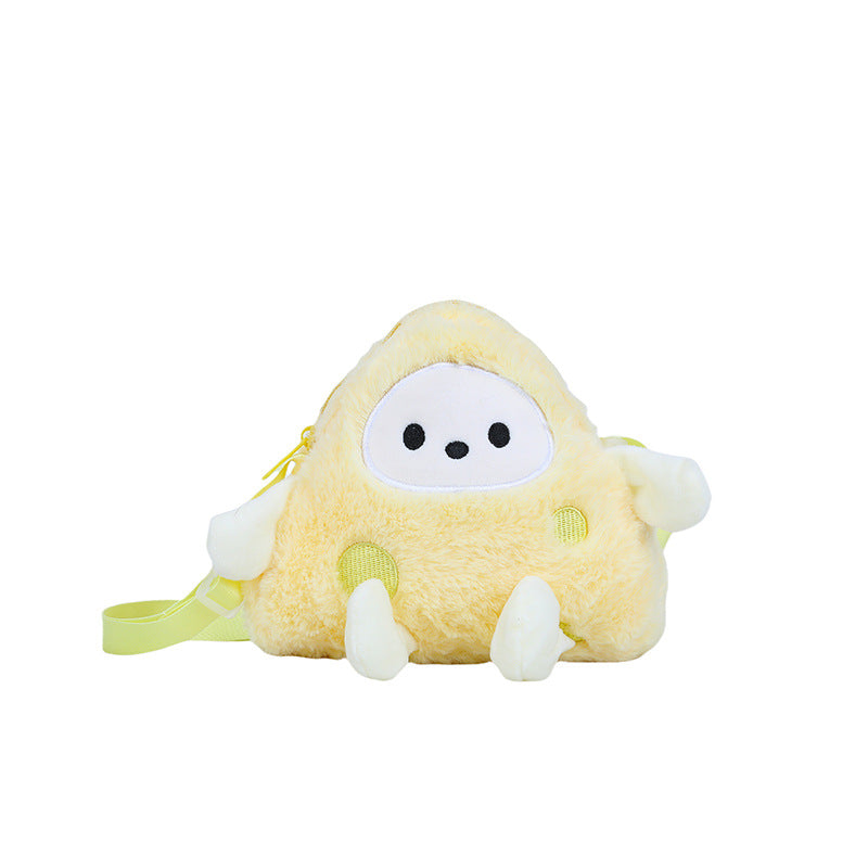 Cute Plush Character Crossbody Bag