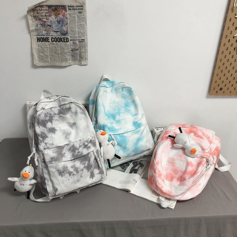 Cloud-Patterned Casual Backpack Kalsten