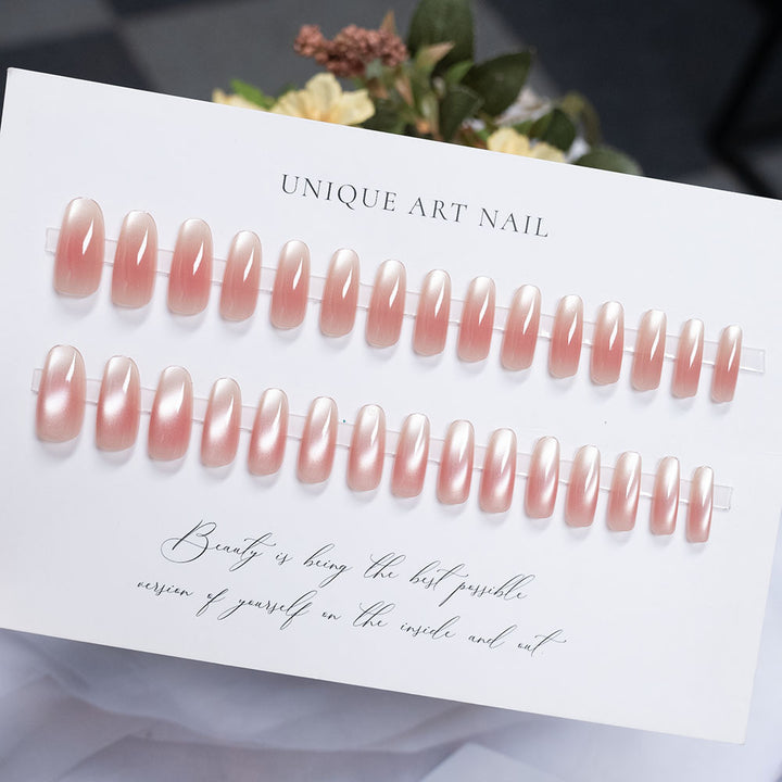 Elegant Almond-Shaped Press-On Nails  1791110620