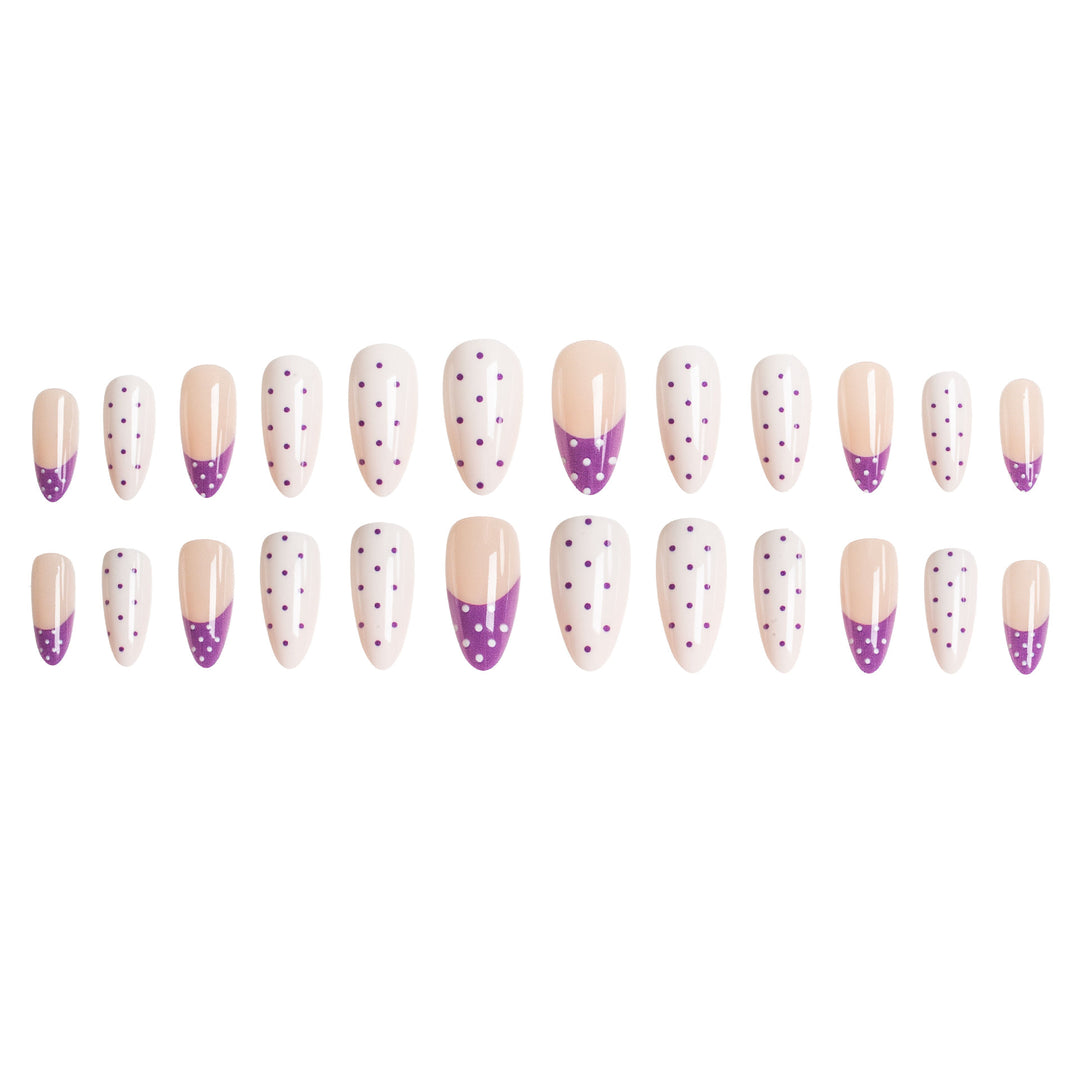 Polka Dot Press-On Nail Art