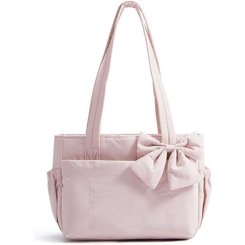 Fashionable Tote Bag with Decorative Bow Detail Kalsten
