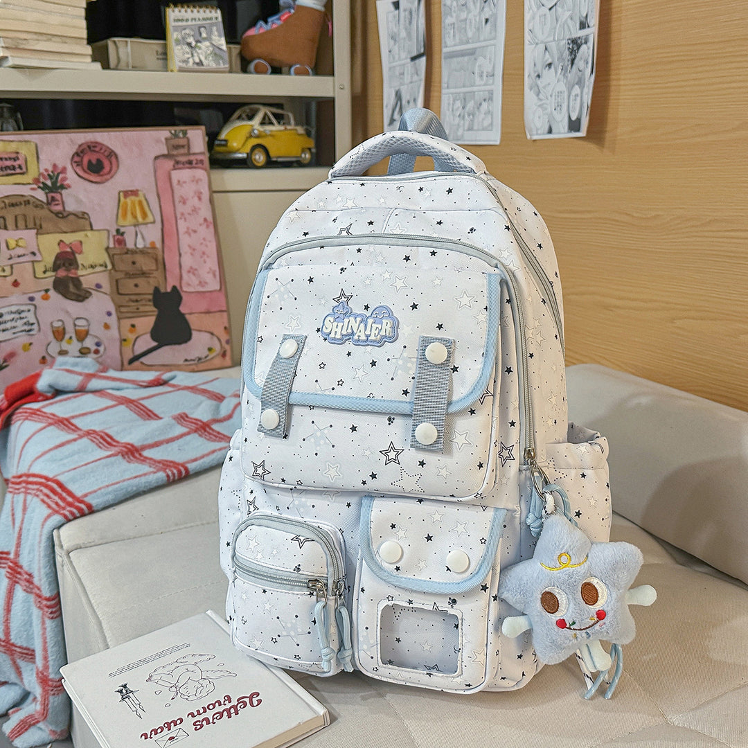 Stylish Star-Patterned Backpack Kalsten
