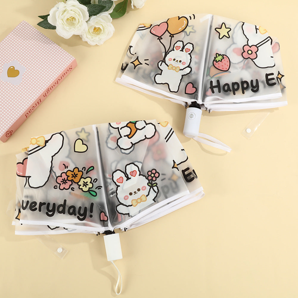Women folding umbrella with cute animal design Kalsten