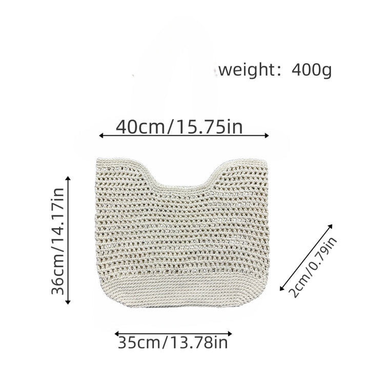 Net bag with durable leather handles Kalsten