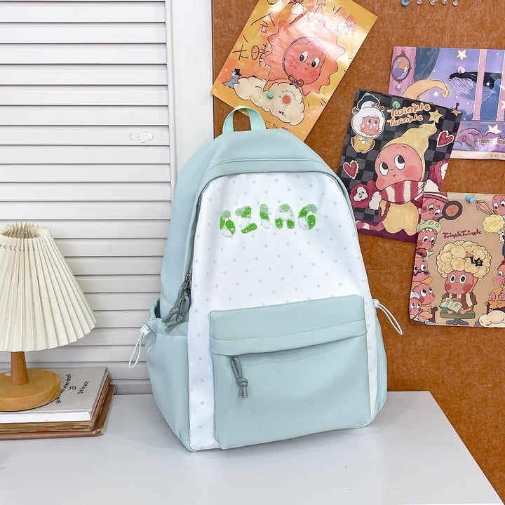 Cute Polka Dot Patterned Backpack Kalsten