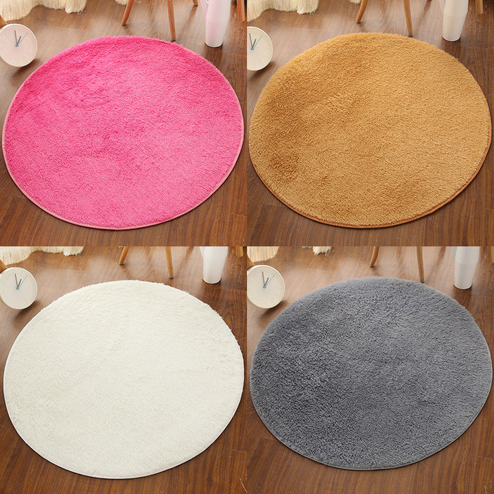 Plush Round Area Rug Kalsten 1790150822