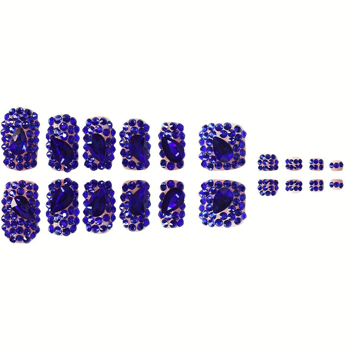 Glamorous Rhinestone Nail Art Kalsten