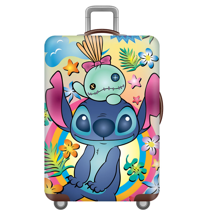 Unisex children's suitcase with reinforced hard shell, telescopic handle and Kuromi motif Kalsten