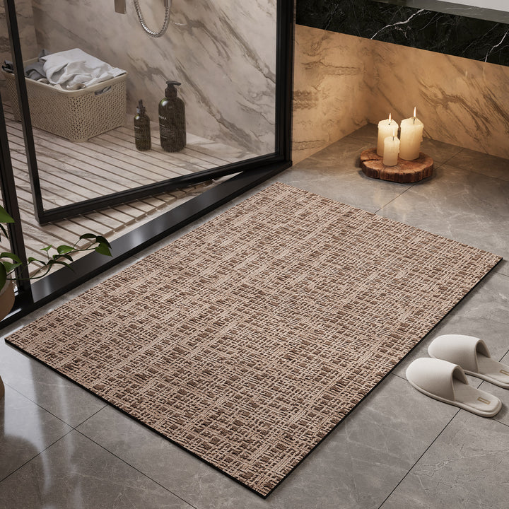 Natural Fiber Bath Mat Kalsten