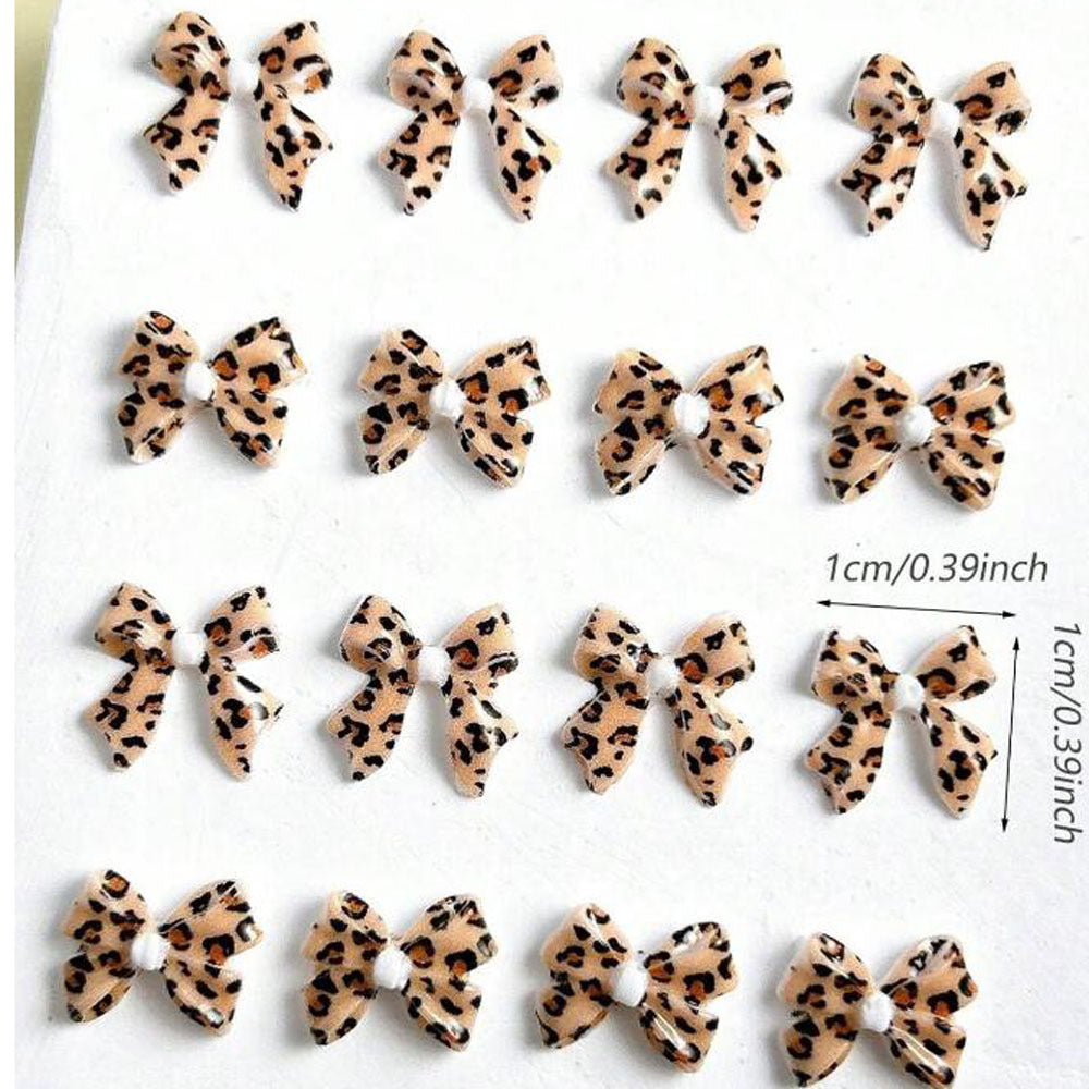 Decorative Leopard Print Nail Art Charms