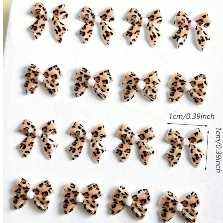 Decorative Leopard Print Nail Art Charms