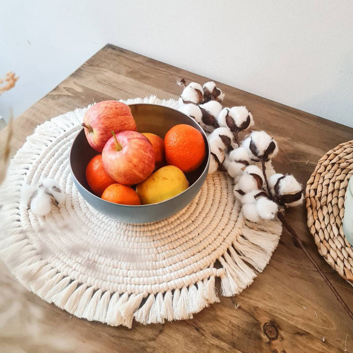 Elegant Macrame Wall Mat Kalsten