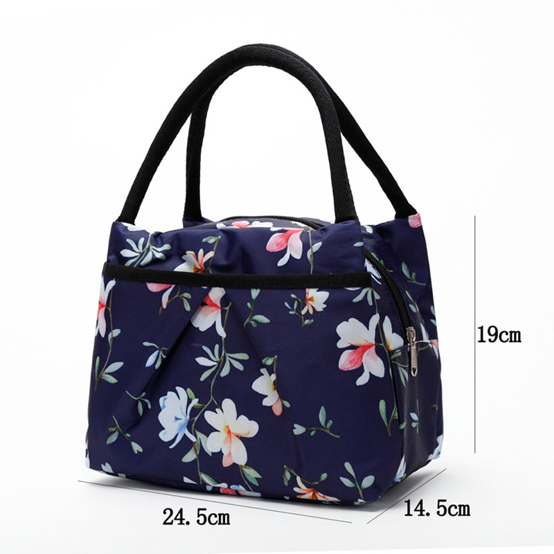 Floral Insulated Lunch Cooler Bag Kalsten