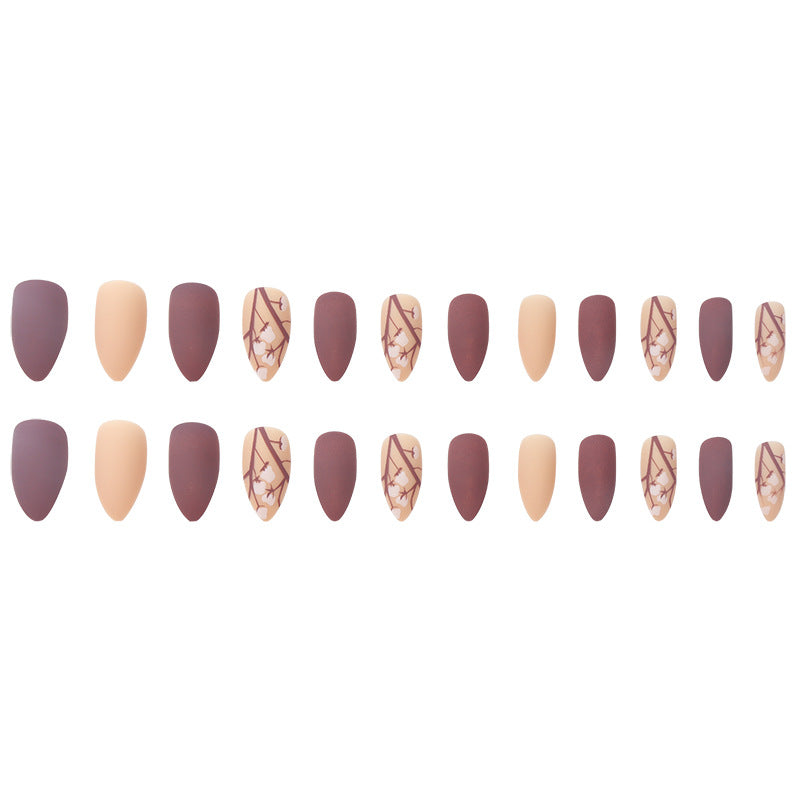 Stylish Matte Stiletto Press-On Nails Kalsten