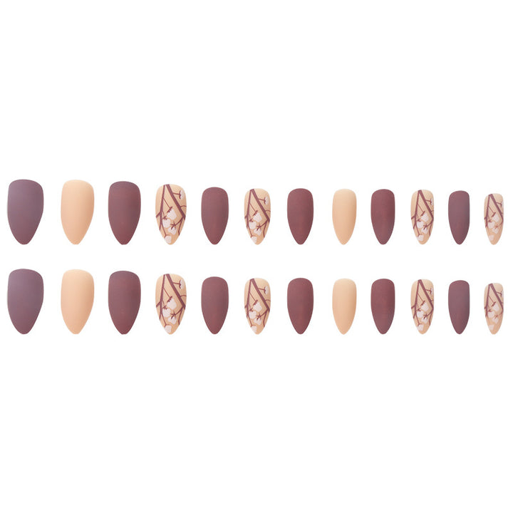 Stylish Matte Stiletto Press-On Nails Kalsten