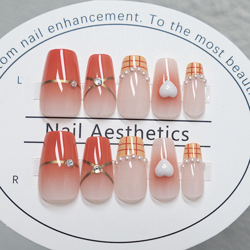 Artistic Decorative Press-On Nails