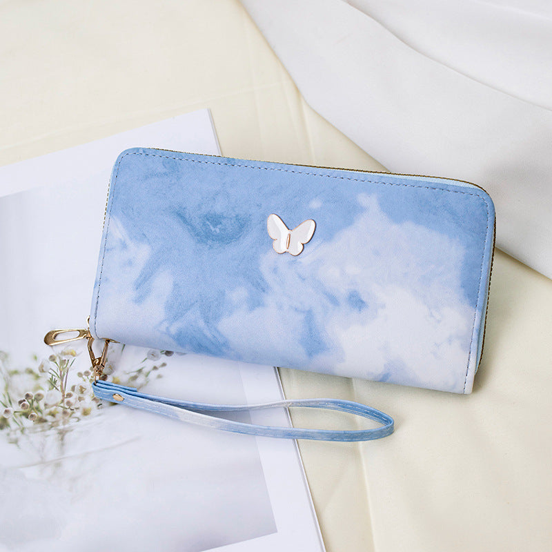 Elegant Butterfly-Embellished Wallet
