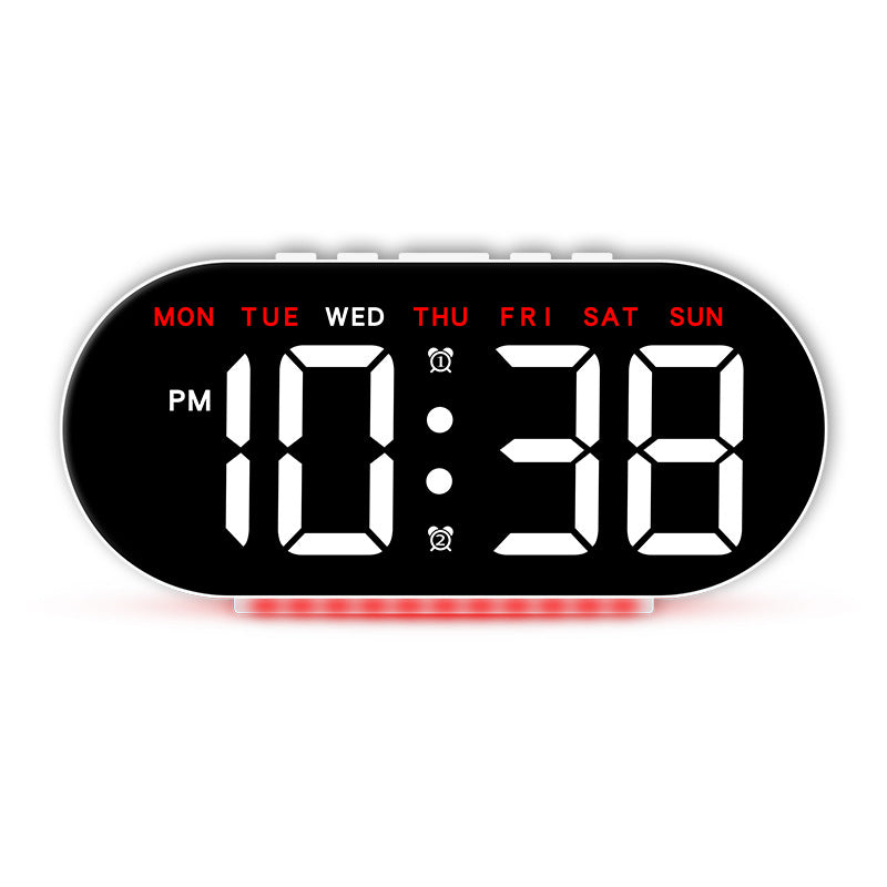 Digital alarm clock with large LED display and multifunctional display Kalsten