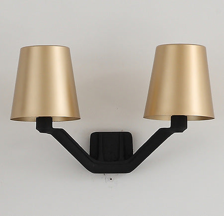 Elegant Table Lamp with Geometric Base