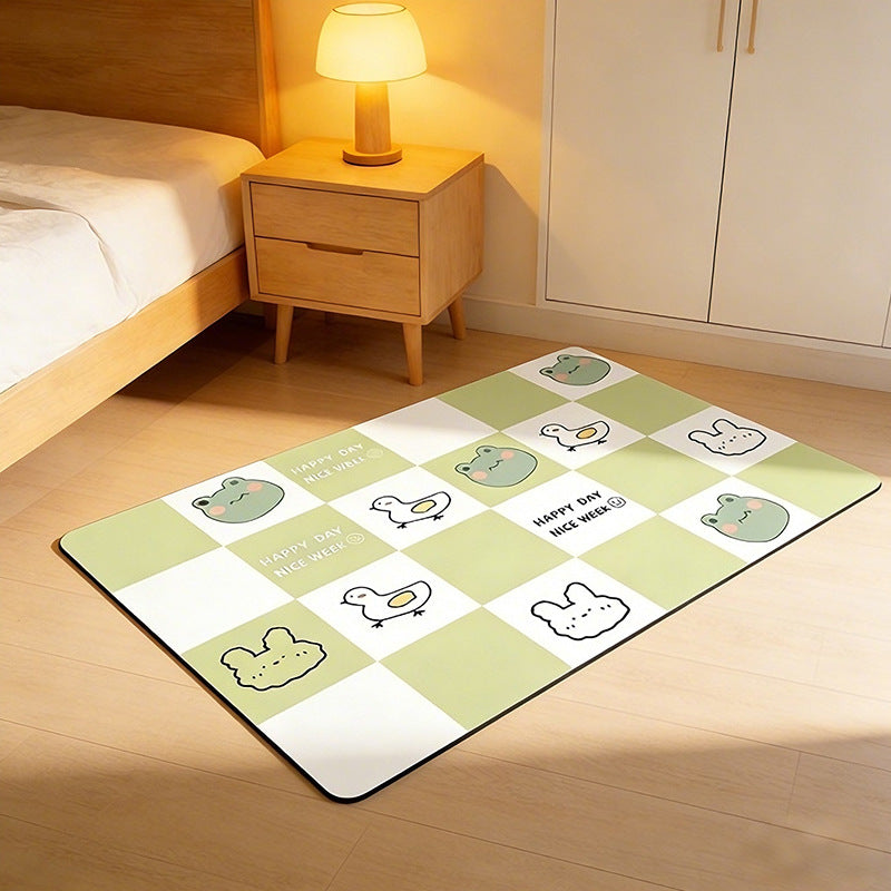 Cute Cartoon Pet-Themed Bath Mat Kalsten