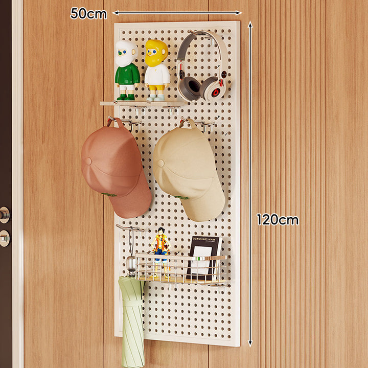 Wall-Mounted Pegboard Organizer