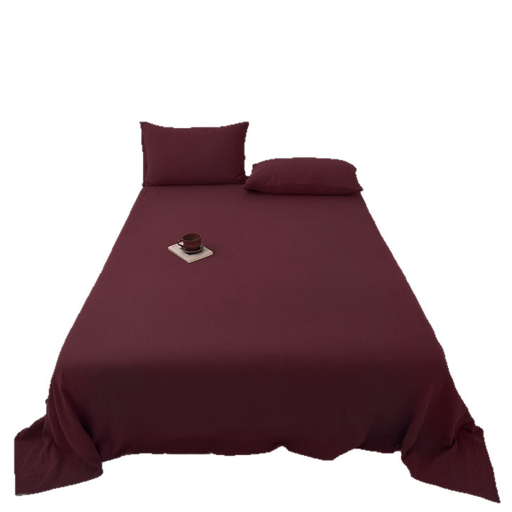 Bedding set made of cotton gauze with throw and pillow covers