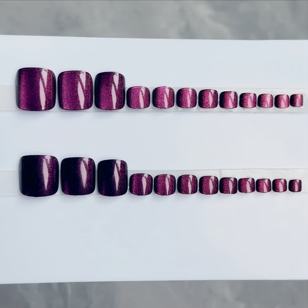 Iridescent Press-On Nail Collection Kalsten