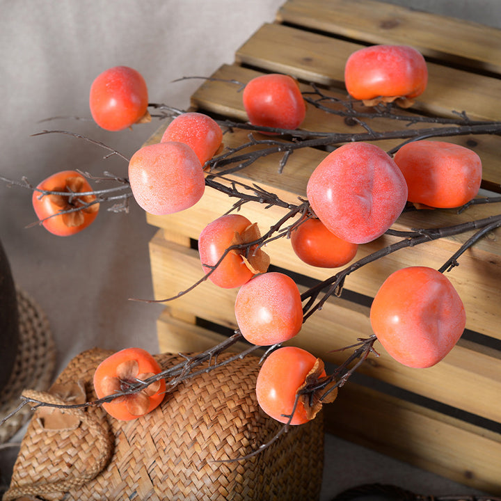 Decorative Persimmons Branch Decoration