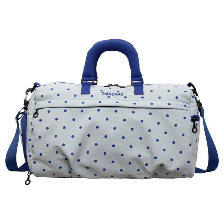 Spacious Polka Dot Travel Duffel Kalsten
